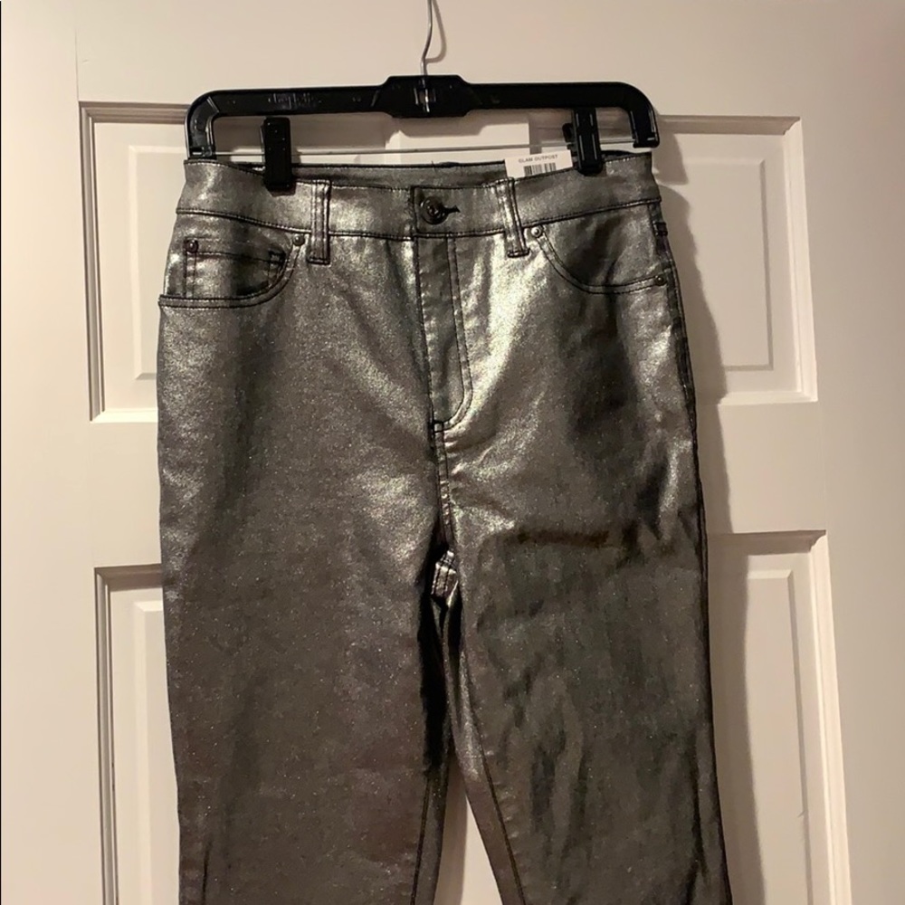 Silver shine jeans